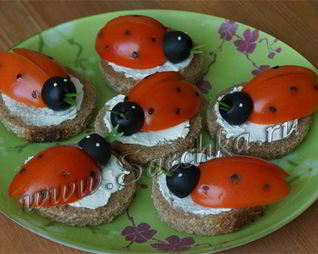 Праздничные бутерброды