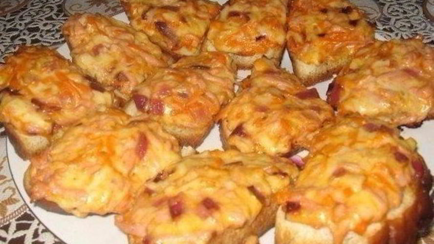 Рецепт простые горячие бутерброды в духовке