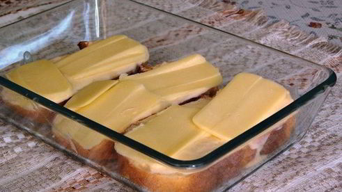 запеченные бутерброды с йогуртом и помидорами