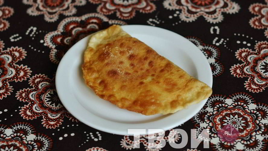 Рецепт чебуреки с сыром
