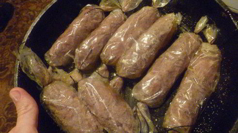 домашние сосиски