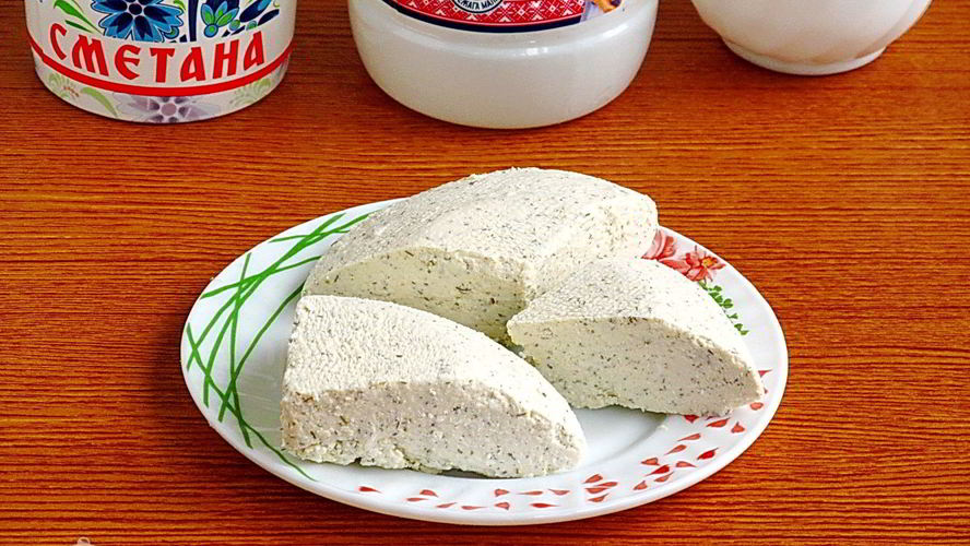 Рецепт домашний творожный сыр