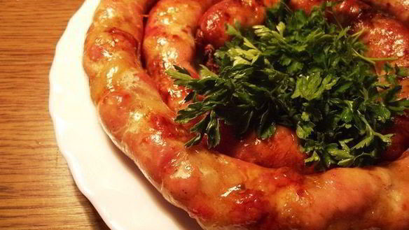 Рецепт Домашняя колбаса из индейки