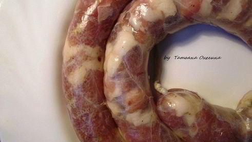 домашняя колбаса из индейки