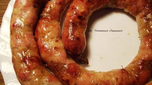 домашняя колбаса из индейки