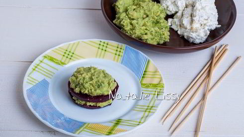 елочки из свеклы — закуска на новый год