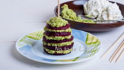 елочки из свеклы — закуска на новый год