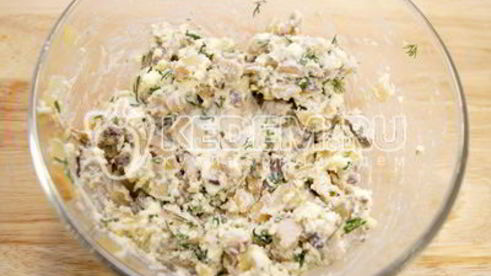 яйца фаршированные грибами