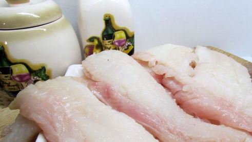 филе камбалы в апельсиновом желе