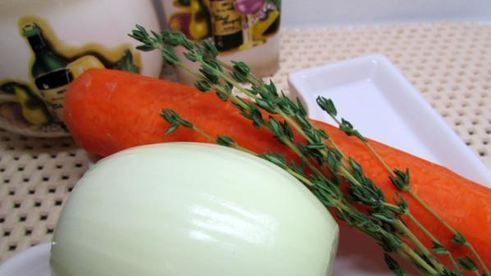 филе камбалы в апельсиновом желе