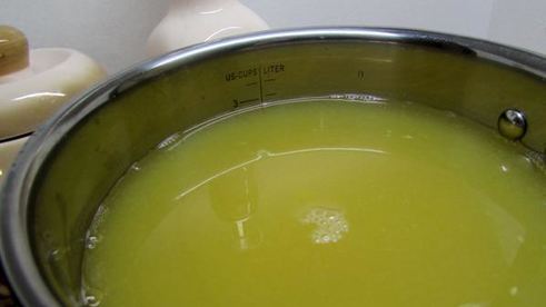 филе камбалы в апельсиновом желе