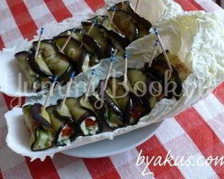 Гондолы с баклажанами