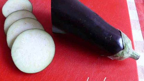 гондолы с баклажанами