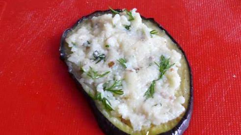 гондолы с баклажанами