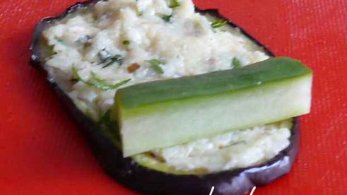 гондолы с баклажанами