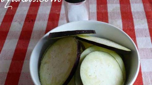 гондолы с баклажанами