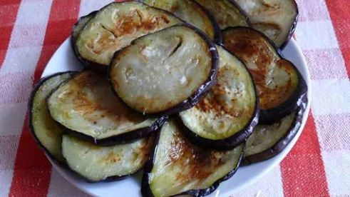 гондолы с баклажанами