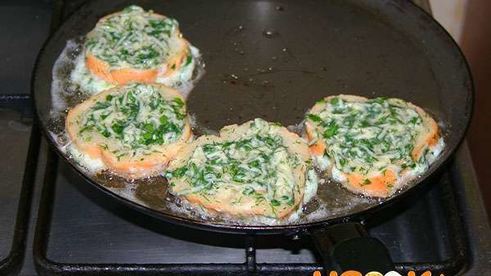 гренки с сыром