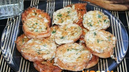 гренки с сыром