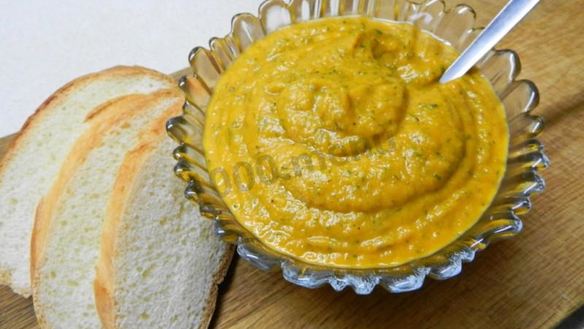 Рецепт Диетическая кабачковая икра в рукаве