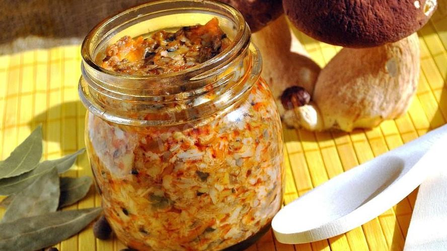 Рецепт грибная икра из подберезовиков