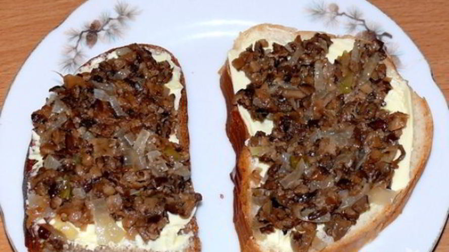 Рецепт грибная икра из сушеных грибов