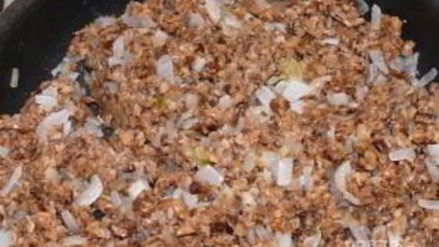 грибная икра из сушеных грибов