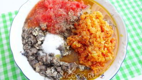 грибная икра из вареных грибов