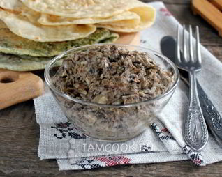 Грибная икра из замороженных грибов