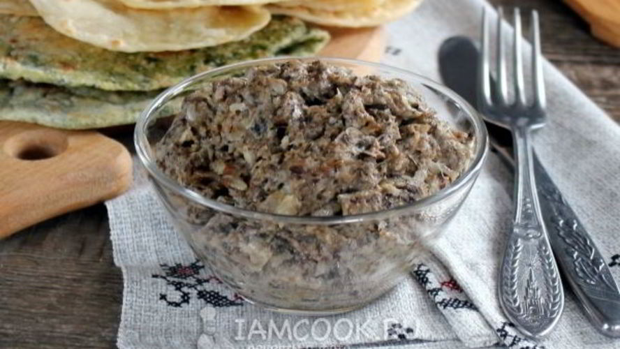 Рецепт грибная икра из замороженных грибов