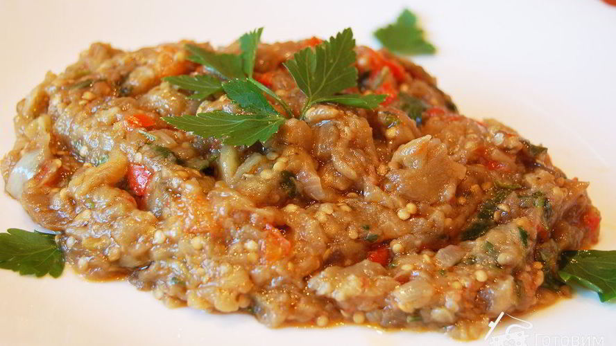 Рецепт икра из баклажанов