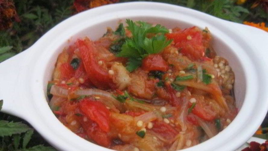 Рецепт икры иза печеных овощьёго