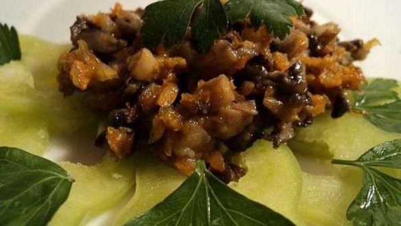 Рецепт Икра из шампиньонов