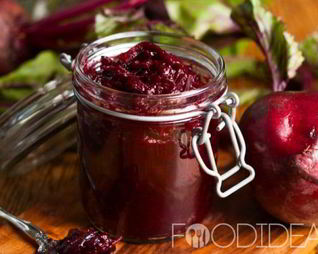 Икра из свеклы жареная