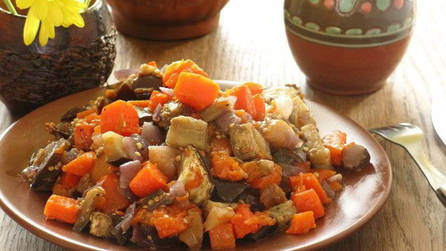 Рецепт икра из тыквы и баклажанов