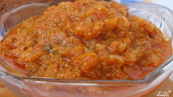 Рецепт Икра кабачковая с помидорами и морковью