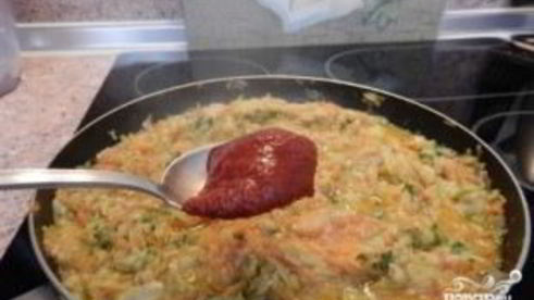 икра кабачковая с помидорами и морковью