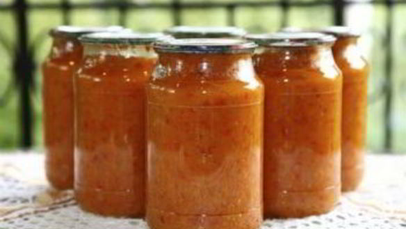 Рецепт Икра кабачковая с помидорами