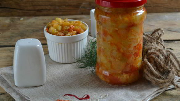 Рецепт Кабачковая икра без мясорубки