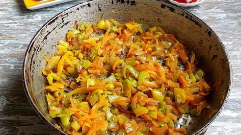 кабачковая икра из замороженных овощей