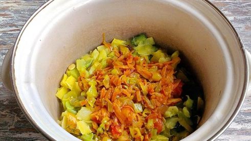 кабачковая икра из замороженных овощей