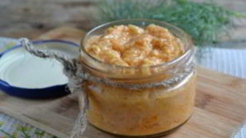 кабачковая икра с майонезом и мивиной