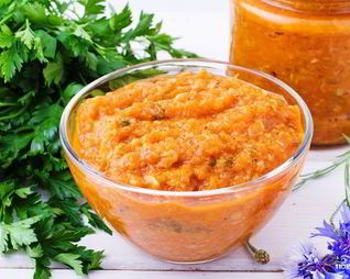 Кабачковая икра с морковкой