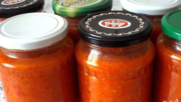 Рецепт Кабачковая икра с помидорами на зиму