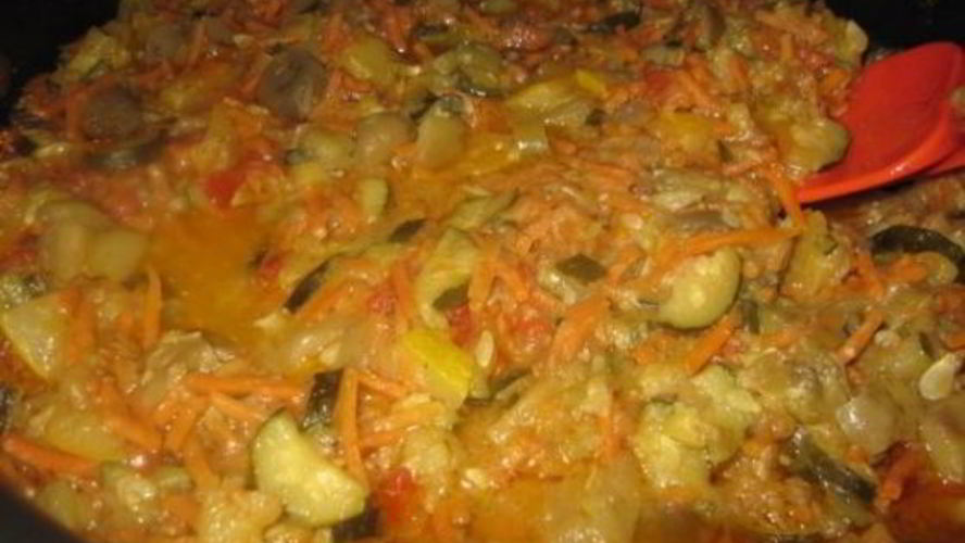 Рецепт овощная икра