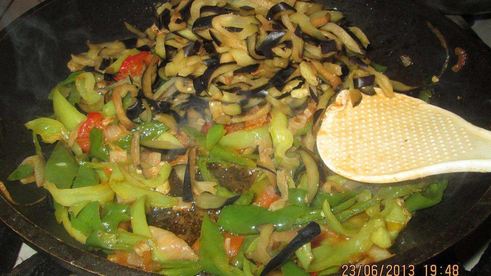 кадича из баклажанов с мясом