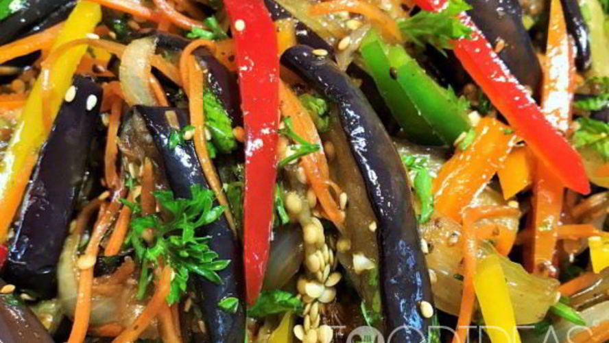 Рецепт хе из баклажанов