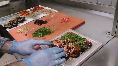 холодная закуска из баклажанов