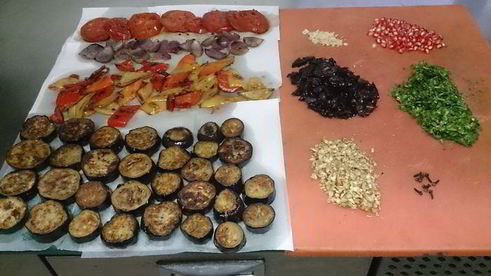 холодная закуска из баклажанов