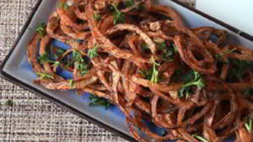 Рецепт хрустящие луковые кольца